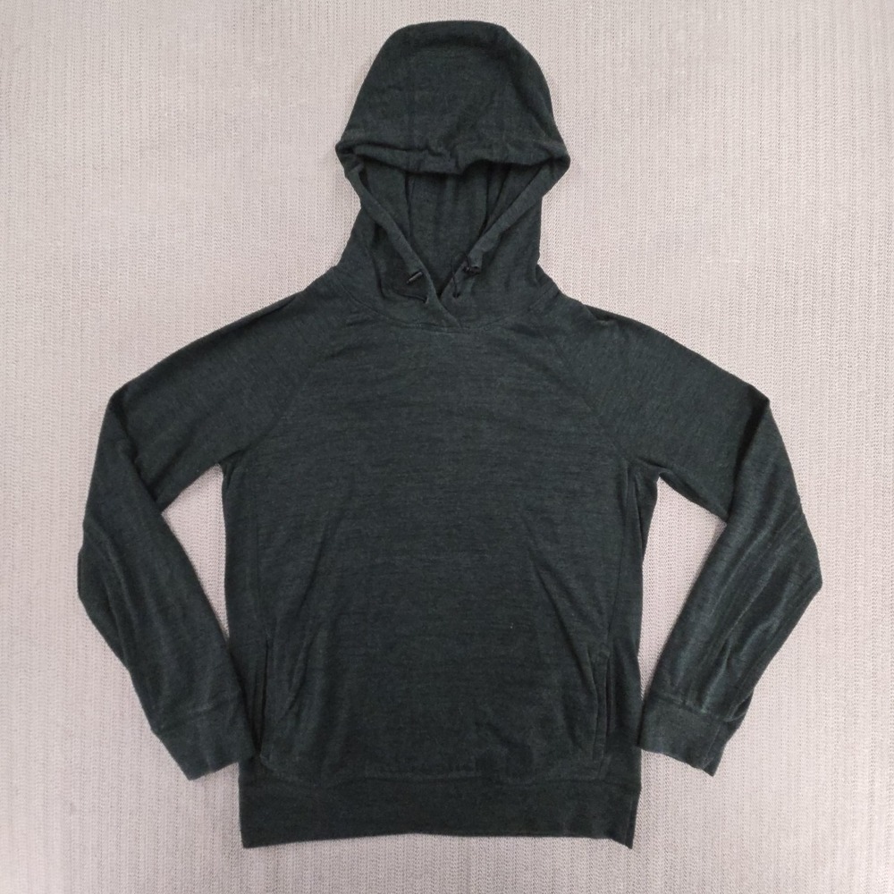 American Eagle Hoodie Mens XS Green Active Flex Pullover Kangaroo Pocket